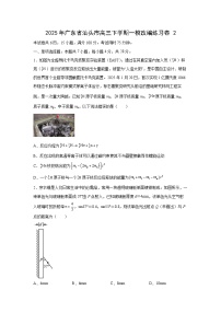 2025届广东省汕头市高三下学期一模改编练习卷2物理试卷（解析版）