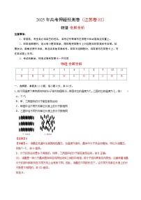 2025年高考押题预测卷：物理（江苏卷02）（解析版）