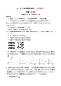 2025年高考押题预测卷:物理(江苏卷02)(考试版)