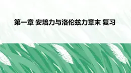 人教版高中物理選擇性必修二 第一章 安培力與洛倫茲力章末復(fù)習(xí)-課件