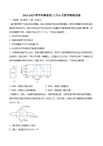 2024-2025学年河南省高三(下)联考物理试卷（4月）（含解析）