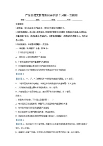 2025届广东省深圳市建文教育集团两学部高三下学期2月第一次模拟考（一模）物理试题（解析版）