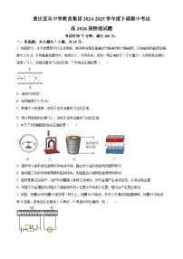 重庆市复旦中学教育集团2024-2025学年高二下学期期中考试物理试题(原卷版+解析版)