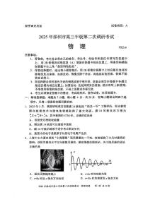2025届广东省深圳市高三下学期二模考试 物理试卷（含答案）