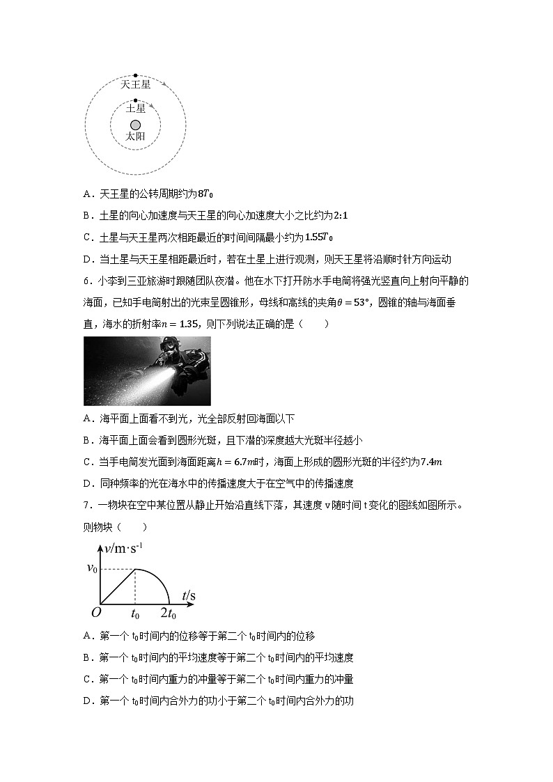 四川省成都市2024-2025学年高三上学期开学摸底联考物理试卷第3页