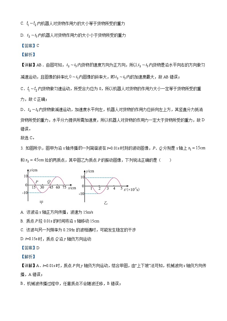湖南省名校联合体2024-2025学年高二下学期期中考试物理试题 A卷 Word版含解析第2页