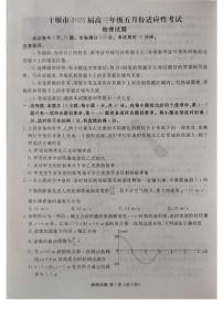 湖北省十堰市2025届高三下学期5月份适应性考-物理试题+答案