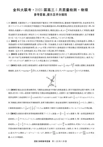 河南省2024-2025学年高三下学期金科新未来5月联考物理试卷（含答案）