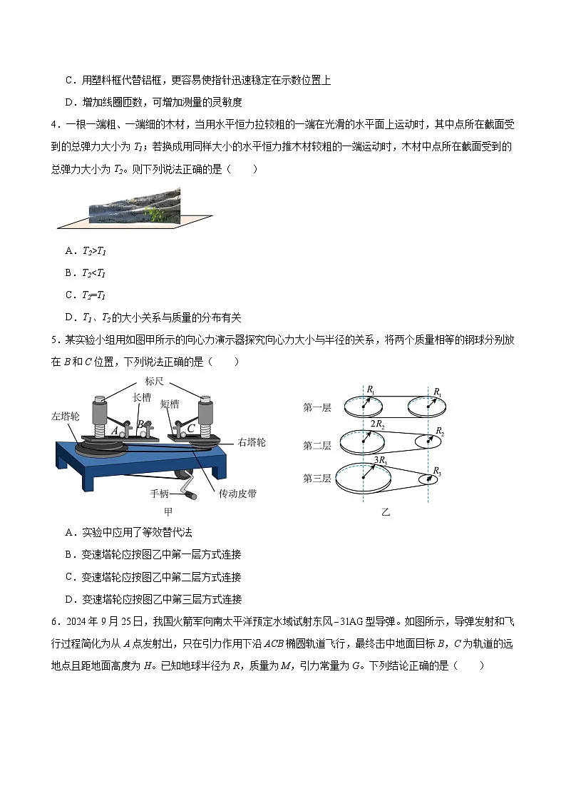 2025届江苏省沭阳高级中学高三下学期调研测试试卷 物理(含答案)第2页