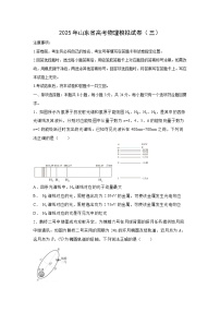 2025年山东省高考模拟（三）物理试题（解析版）