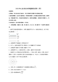 2025年山东省高考模拟（四）物理试题（解析版）