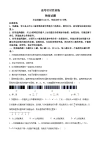 2025届山东省济南市高三下学期二模考试物理试卷（原卷版+解析版）（高考模拟）