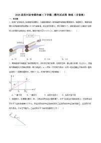2025届贵州省安顺市高三下学期二模考试试卷 物理（含答案）