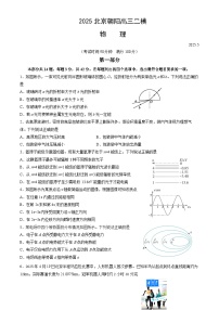 北京市朝阳区2025年高三二模物理试卷（含答案）