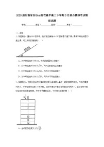 2025届河南省部分示范性高中高三下学期5月联合模拟考试物理试题(无答案)