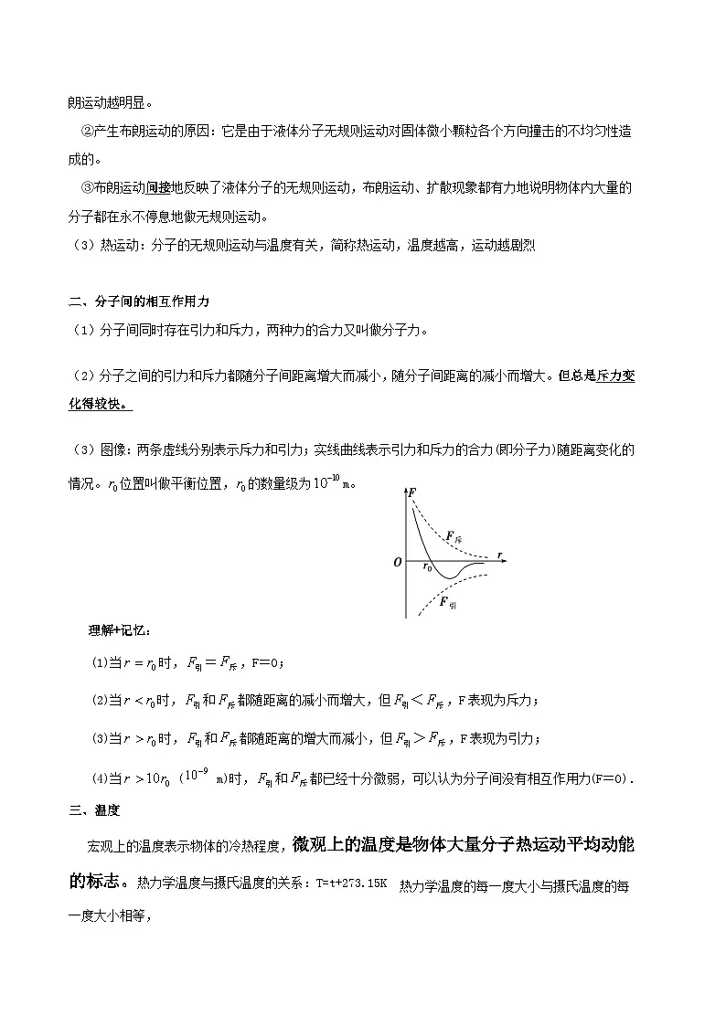 2025届高考物理复习:选择性必修第三册全册必背知识点讲义第2页