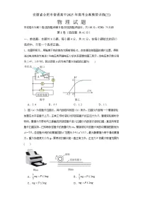 2025届安徽省普通高中高三下学期高考全真模拟训练(三) 物理试题（解析版）