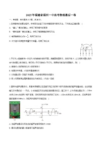 2025届福建省福州第一中学高三下学期最后一模物理试题（高考模拟）