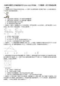 天津市武清区天和城实验中学2024-2025学年高二下学期第二次月考物理试卷