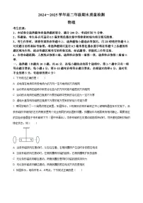 山西省临汾市翼城中学2024-2025学年高二上学期期末考试物理试题