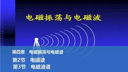 2024-2025學年物理教科版（2019）選擇性必修第二冊 4.2電磁波  4.3電磁波譜 課件