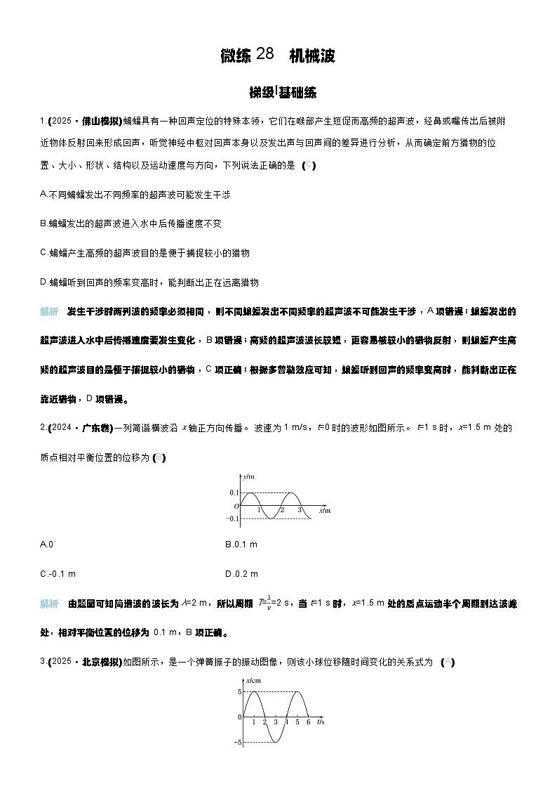 微练28 机械波第1页
