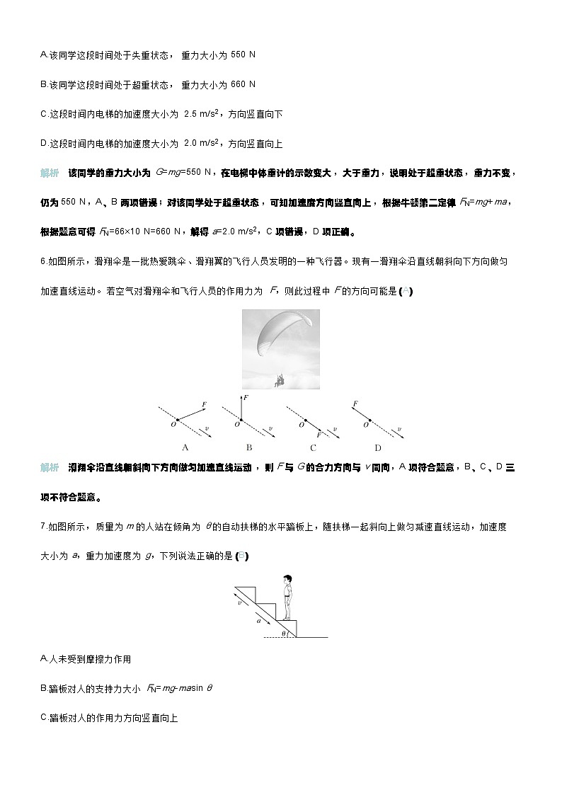 微练9 牛顿第一定律 牛顿第二定律第3页
