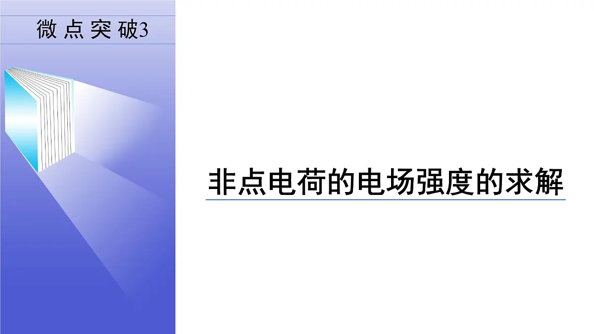 微点突破3 非点电荷的电场强度的求解第2页