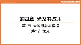 第6節(jié) 光的衍射與偏振 第7節(jié) 激光 課件 高中物理教科版選擇性必修第一冊