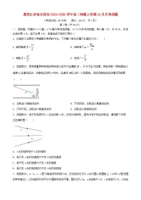黑龙江省哈尔滨市2024_2025学年高二物理上学期10月月考试题