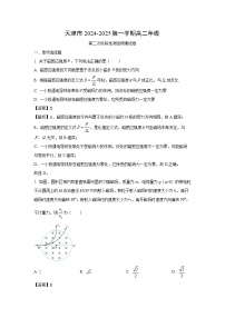 【物理】天津市2024-2025学年高二上学期12月月考试题（解析版）