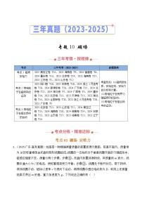 三年(2023-2025)高考物理真题分类汇编:专题10 磁场(全国通用)(解析版)