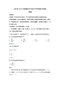 【物理】2025届山东省临沂市临沭县高三下学期三模试题（解析版）