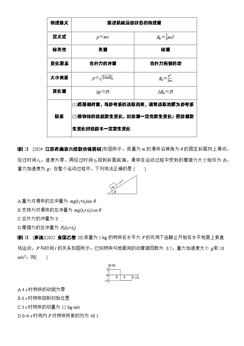 2026高考物理大一轮复习-第七章 第33课时 动量 动量定理-专项训练【含答案】第3页
