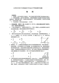 2025届山东省临沂市临沭县高三下第三次高考模拟（图片版）物理试卷