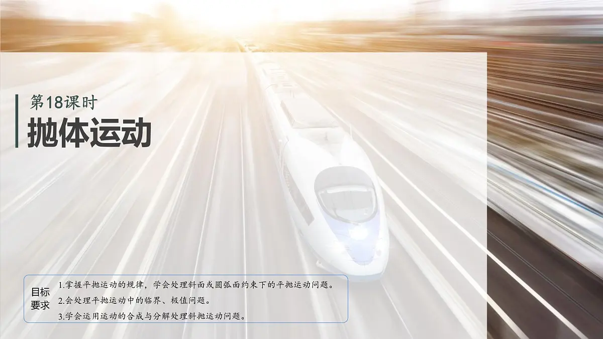 2026高考物理大一轮复习-第四章-第一十八课时抛体运动【课件】第2页