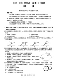 河南省新乡市2024-2025学年高一下学期7月期末测试物理试卷