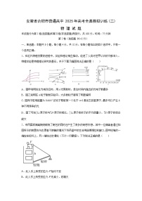 【物理】2025届安徽省普通高中高三下学期高考全真模拟训练(二)试题（解析版）