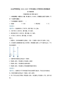 北京市朝阳区2024-2025学年高一下学期期末物理试卷（解析版）