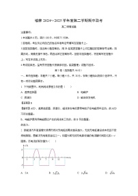 陕西省榆林市多校联考2024-2025学年高二下学期4月期中物理试卷（解析版）