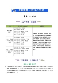 五年(2021-2025)高考物理真题分类汇编:专题10 磁场(全国通用)(解析版)