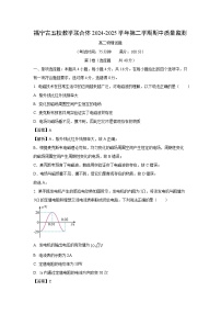 【物理】福建省福宁古五校教学联合体2024-2025学年高二下学期期中质量监测试卷（解析版）