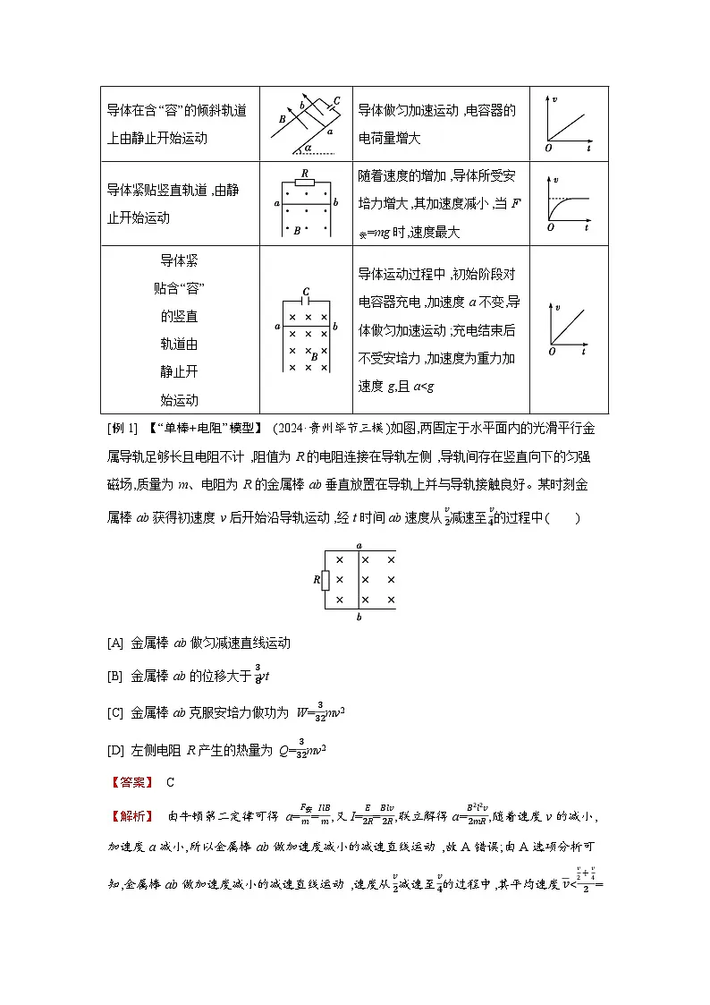 第十二章 第4讲 小专题 电磁感应中的动力学和能量问题练习含答案-高考物理一轮专题第2页