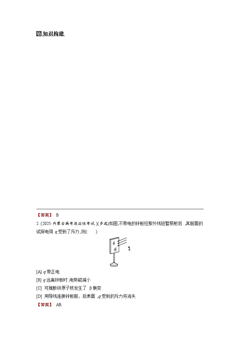 第十六章 第1讲 光电效应 波粒二象性练习含答案-高考物理一轮专题第3页