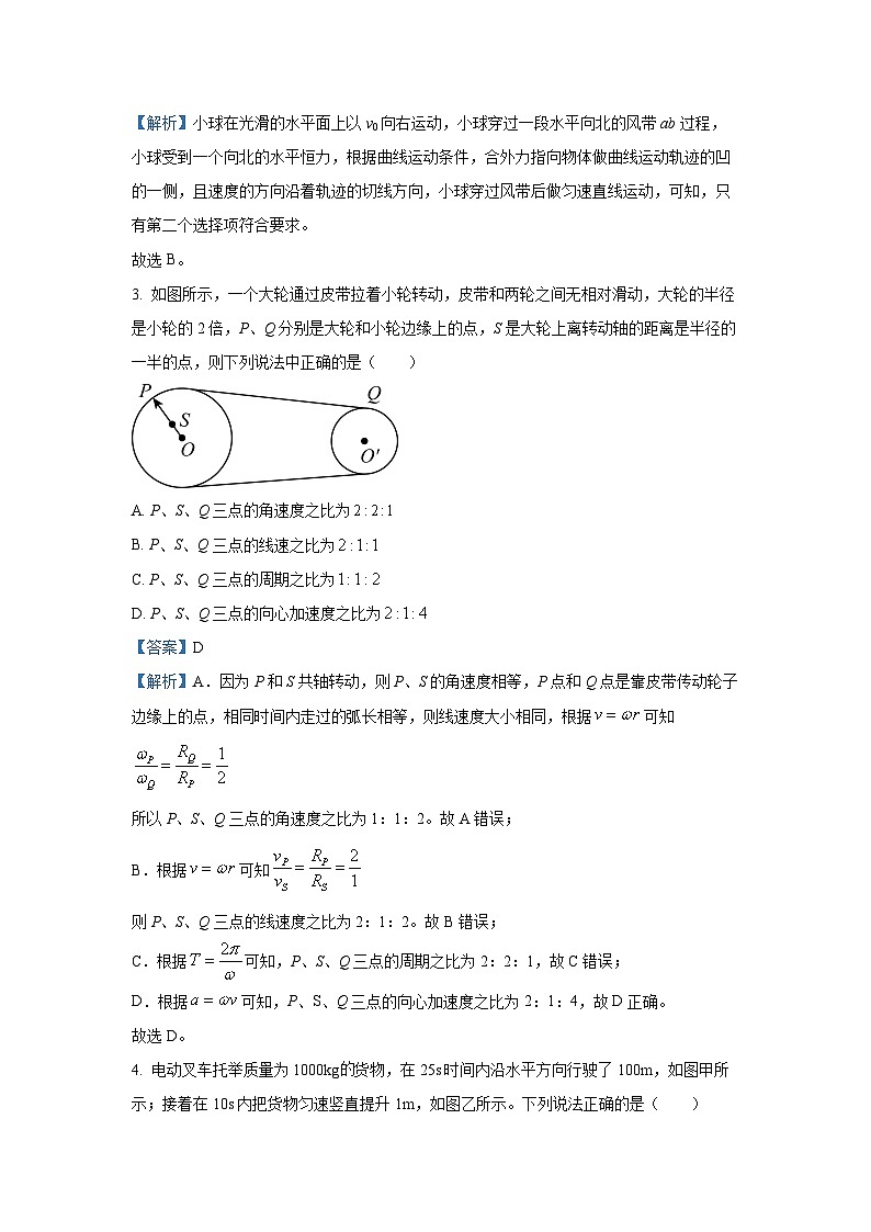 天津市滨海新区2024-2025学年高一下学期期末6月练习卷物理试卷(解析版)第2页
