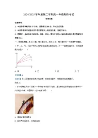 江苏省盐城市2024-2025学年高一下学期6月期末物理试卷（解析版）