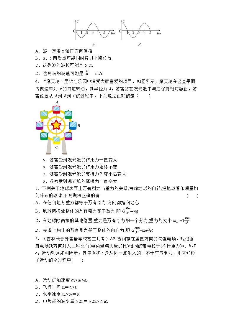 2025年湖南省普通高中学业水平选择性考试5月押题卷(六)物理(含解析)第2页