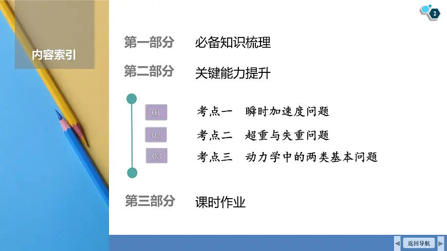 高考物理【一轮复习】课件第三章 第二讲 牛顿第二定律的应用第2页