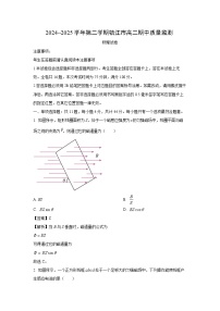 江苏省镇江市2024-2025学年高二下学期4月期中物理试卷（解析版）