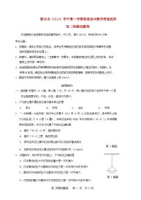 浙江省丽水市2024_2025学年高二物理上学期期末考试